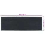 vidaXL Covoraș de ușă, Gri închis, 100x300 cm, fibre de cocos vidaXL Covoraș de ușă, Gri închis, 100x300 cm, fibre de cocos