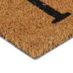 vidaXL Covoraș de ușă, natural, 45x75 cm, fibre de cocos vidaXL Covoraș de ușă, natural, 45x75 cm, fibre de cocos