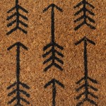 vidaXL Covoraș de ușă, natural, 45x75 cm, fibre de cocos vidaXL Covoraș de ușă, natural, 45x75 cm, fibre de cocos