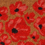 vidaXL Covoraș de ușă, natural, 45x75 cm, fibre de cocos