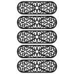 vidaXL Trepte de scară, 5 buc., 25x75 cm, cauciuc vidaXL Trepte de scară, 5 buc., 25x75 cm, cauciuc