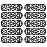 vidaXL Trepte de scară, 10 buc., 25x75 cm, cauciuc