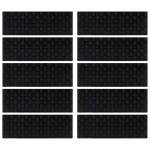 vidaXL Trepte de scară, 10 buc., 25x75 cm, cauciuc vidaXL Trepte de scară, 10 buc., 25x75 cm, cauciuc