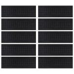 vidaXL Trepte de scară, 10 buc., 25x75 cm, cauciuc vidaXL Trepte de scară, 10 buc., 25x75 cm, cauciuc