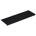 vidaXL Trepte de scară, 10 buc., 25x75 cm, cauciuc vidaXL Trepte de scară, 10 buc., 25x75 cm, cauciuc