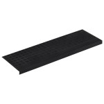 vidaXL Trepte de scară, 10 buc., 25x75 cm, cauciuc vidaXL Trepte de scară, 10 buc., 25x75 cm, cauciuc