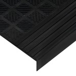 vidaXL Trepte de scară, 10 buc., 25x75 cm, cauciuc vidaXL Trepte de scară, 10 buc., 25x75 cm, cauciuc