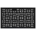 vidaXL Covoraș de ușă dreptunghiular, 45x75 cm, cauciuc vidaXL Covoraș de ușă dreptunghiular, 45x75 cm, cauciuc
