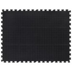 vidaXL Placă de podea din cauciuc, negru, 12 mm, 90x120 cm vidaXL Placă de podea din cauciuc, negru, 12 mm, 90x120 cm