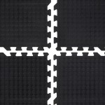 vidaXL Placă de podea din cauciuc, negru, 12 mm, 90x120 cm vidaXL Placă de podea din cauciuc, negru, 12 mm, 90x120 cm