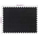 vidaXL Placă de podea din cauciuc, negru, 12 mm, 90x120 cm vidaXL Placă de podea din cauciuc, negru, 12 mm, 90x120 cm