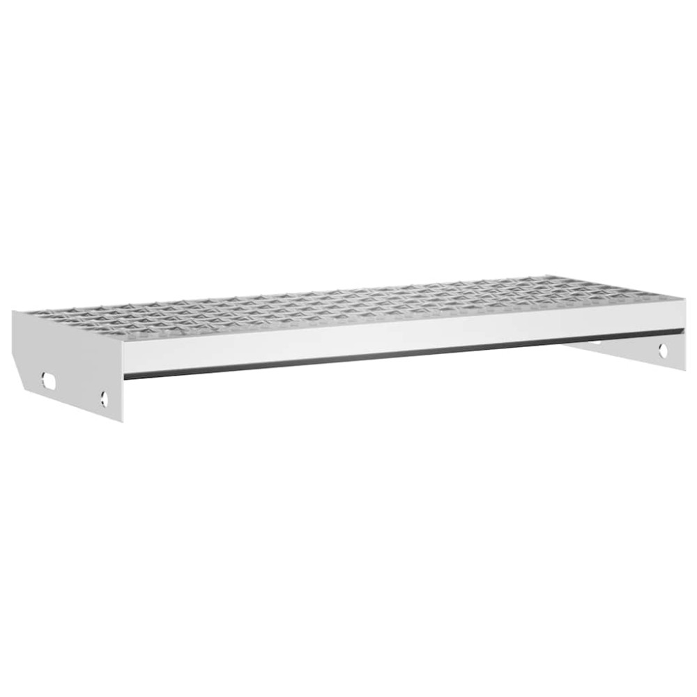 vidaXL Treaptă tip grătar, 60x24x7 cm, oțel galvanizat