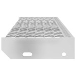 vidaXL Treaptă tip grătar, 90x24x7 cm, oțel galvanizat vidaXL Treaptă tip grătar, 90x24x7 cm, oțel galvanizat