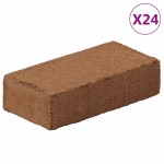 vidaXL Blocuri fibră de nucă cocos, 24 buc., 650 g/buc., 15,6 kg total vidaXL Blocuri fibră de nucă cocos, 24 buc., 650 g/buc., 15,6 kg total