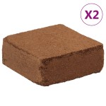 vidaXL Blocuri fibră de nucă cocos, 2 buc., 5 kg/buc., 10 kg total vidaXL Blocuri fibră de nucă cocos, 2 buc., 5 kg/buc., 10 kg total