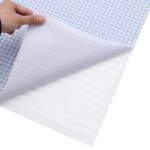 vidaXL Folie fereastră, design sablat cu dungi, 45x1000 cm, PVC