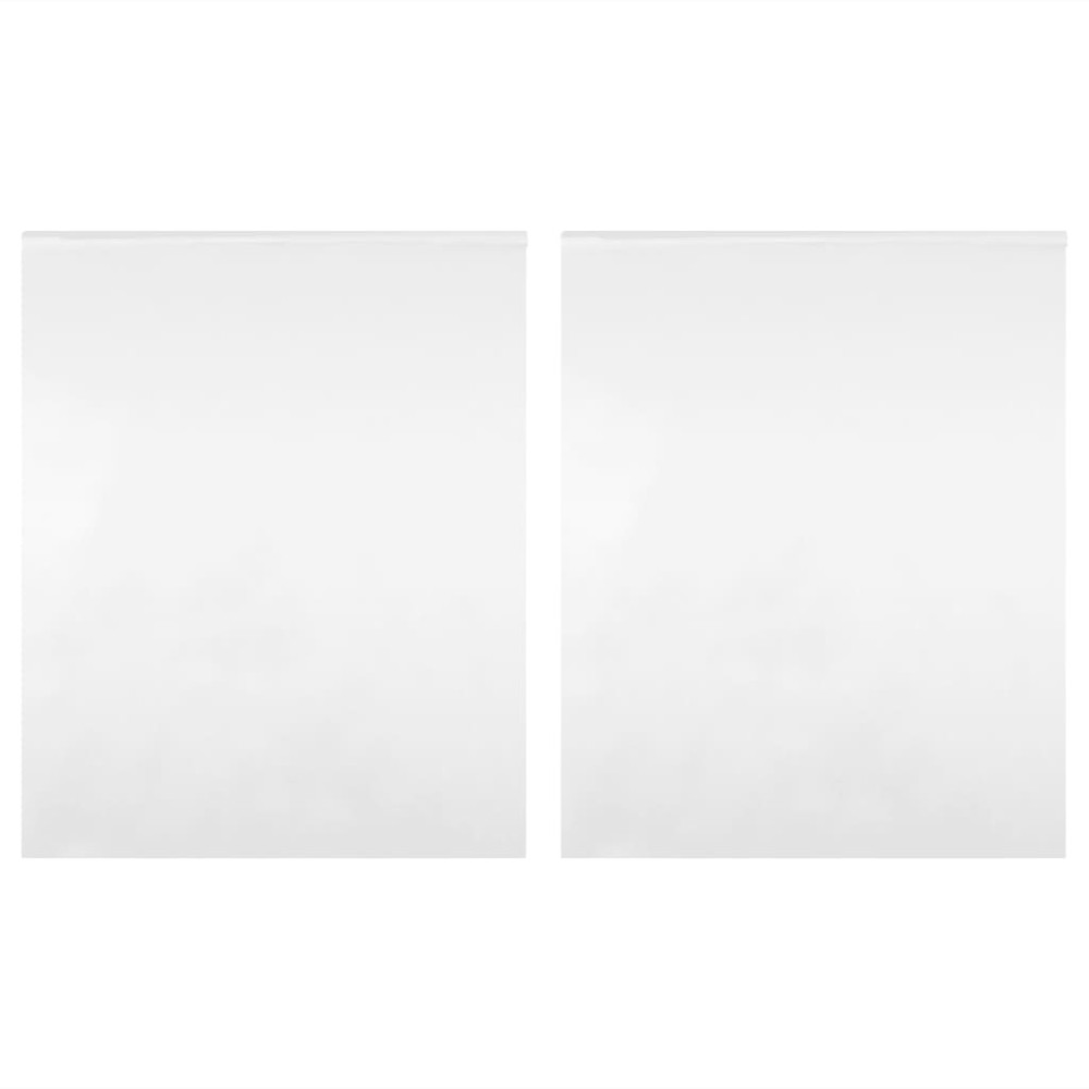 vidaXL Folii autoadezive pentru oglindă, 2 buc., 90x200 cm, PET