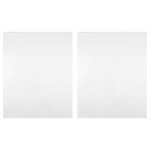 vidaXL Folii autoadezive pentru oglindă, 2 buc., 90x200 cm, PET