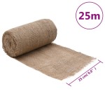 vidaXL Rulou de iută, 0,25x25 m, iută 100%, 200 g/m² vidaXL Rulou de iută, 0,25x25 m, iută 100%, 200 g/m²