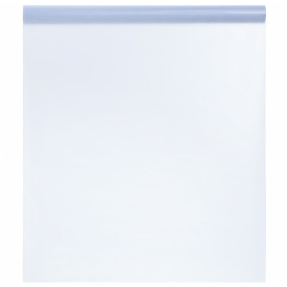 vidaXL Folie fereastră, statică/mată, gri, 45x2000cm, PVC