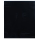 vidaXL Folie pentru fereastră statică, negru mat, 45x1000 cm, PVC