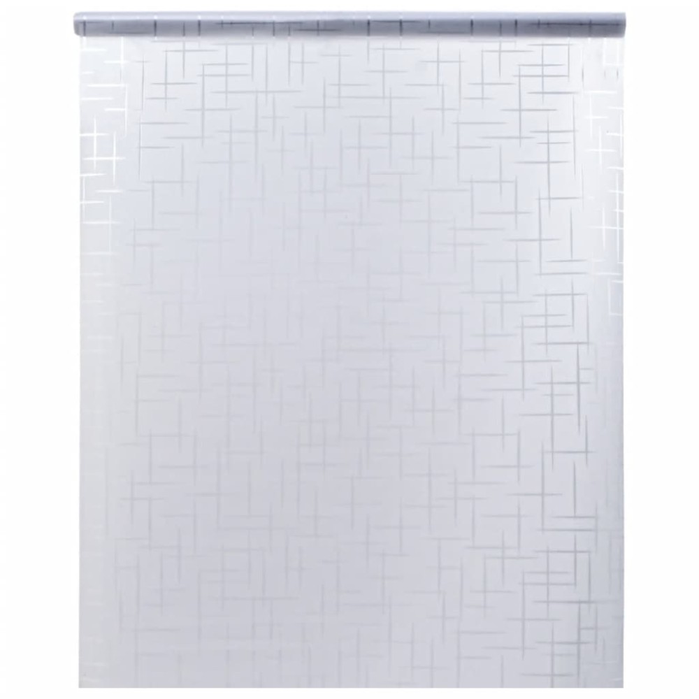 vidaXL Folie fereastră mată, model stele, 60x500 cm, PVC