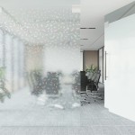 vidaXL Folie fereastră mată, model curcubeu 3D, 60x2000 cm, PVC vidaXL Folie fereastră mată, model curcubeu 3D, 60x2000 cm, PVC