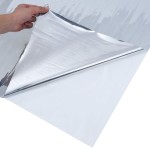 vidaXL Folie solară efect reflectorizant static argintiu 45x2000cm PVC