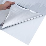 vidaXL Folie solară efect reflectorizant static argintiu 60x1000cm PVC