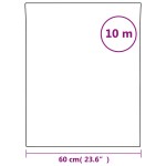 vidaXL Folie solară efect reflectorizant static argintiu 60x1000cm PVC