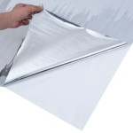vidaXL Folie solară efect reflectorizant static argintiu 60x2000cm PVC