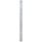 vidaXL Folie solară efect reflectorizant static argintiu 90x500 cm PVC