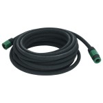 vidaXL Furtun poros de grădină, negru, 0,6", 10 m, cauciuc vidaXL Furtun poros de grădină, negru, 0,6", 10 m, cauciuc