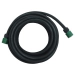 vidaXL Furtun poros de grădină, negru, 0,6", 10 m, cauciuc vidaXL Furtun poros de grădină, negru, 0,6", 10 m, cauciuc