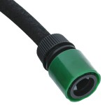 vidaXL Furtun poros de grădină, negru, 0,6", 10 m, cauciuc vidaXL Furtun poros de grădină, negru, 0,6", 10 m, cauciuc