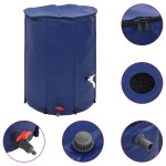 vidaXL Rezervor de apă cu robinet, pliabil, 750 L, PVC vidaXL Rezervor de apă cu robinet, pliabil, 750 L, PVC