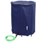 vidaXL Rezervor de apă cu robinet, pliabil, 500 L, PVC vidaXL Rezervor de apă cu robinet, pliabil, 500 L, PVC