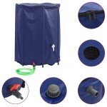 vidaXL Rezervor de apă cu robinet, pliabil, 1350 L, PVC vidaXL Rezervor de apă cu robinet, pliabil, 1350 L, PVC