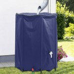 vidaXL Rezervor de apă cu robinet, pliabil, 1350 L, PVC vidaXL Rezervor de apă cu robinet, pliabil, 1350 L, PVC