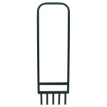 vidaXL Aerator gazon 5 tije tubulare, verde oțel vopsit electrostatic vidaXL Aerator gazon 5 tije tubulare, verde oțel vopsit electrostatic