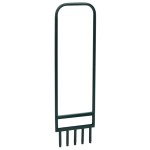 vidaXL Aerator gazon 5 tije tubulare, verde oțel vopsit electrostatic vidaXL Aerator gazon 5 tije tubulare, verde oțel vopsit electrostatic