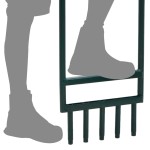 vidaXL Aerator gazon 5 tije tubulare, verde oțel vopsit electrostatic vidaXL Aerator gazon 5 tije tubulare, verde oțel vopsit electrostatic