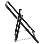 vidaXL Căruț tambur furtun 48 cm 45 kg negru oțel vopsit electrostatic vidaXL Căruț tambur furtun 48 cm 45 kg negru oțel vopsit electrostatic