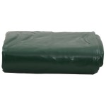 vidaXL Prelată, verde, 5x5 m, 650 g/m²
