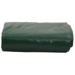 vidaXL Prelată, verde, 5x6 m, 650 g/m²