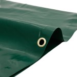 vidaXL Prelată, verde, 5x6 m, 650 g/m²