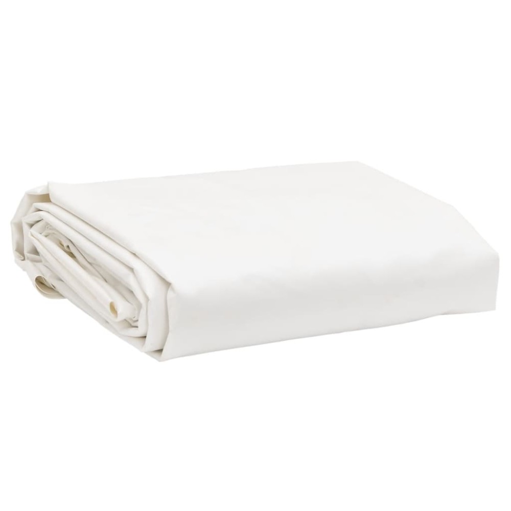 vidaXL Prelată, alb, 1,5x2,5 m, 650 g/m²