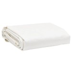 vidaXL Prelată, alb, 2,5x4,5 m, 650 g/m²