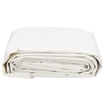 vidaXL Prelată, alb, 5x6 m, 650 g/m²
