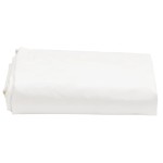 vidaXL Prelată, alb, 5x7 m, 650 g/m²